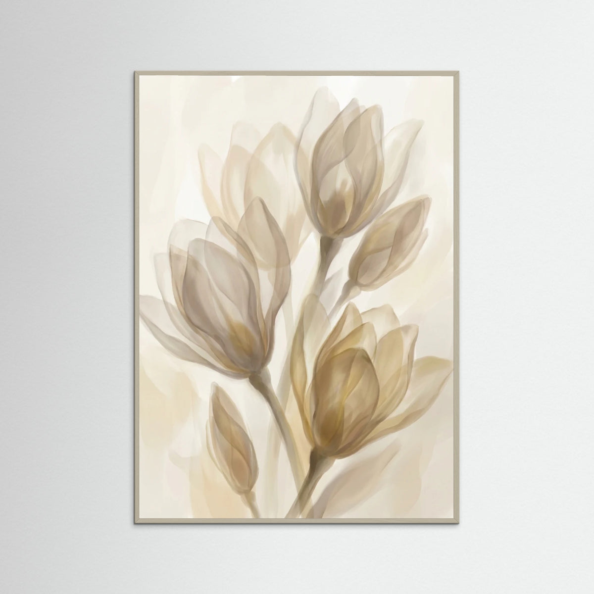 Grey Wood Golden Serenity