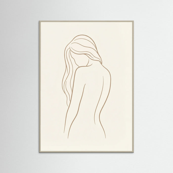 Grey Wood Graceful Contours