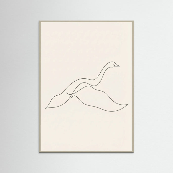 Grey Wood Graceful Line