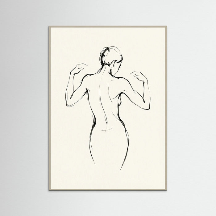 Grey Wood Graceful Pose