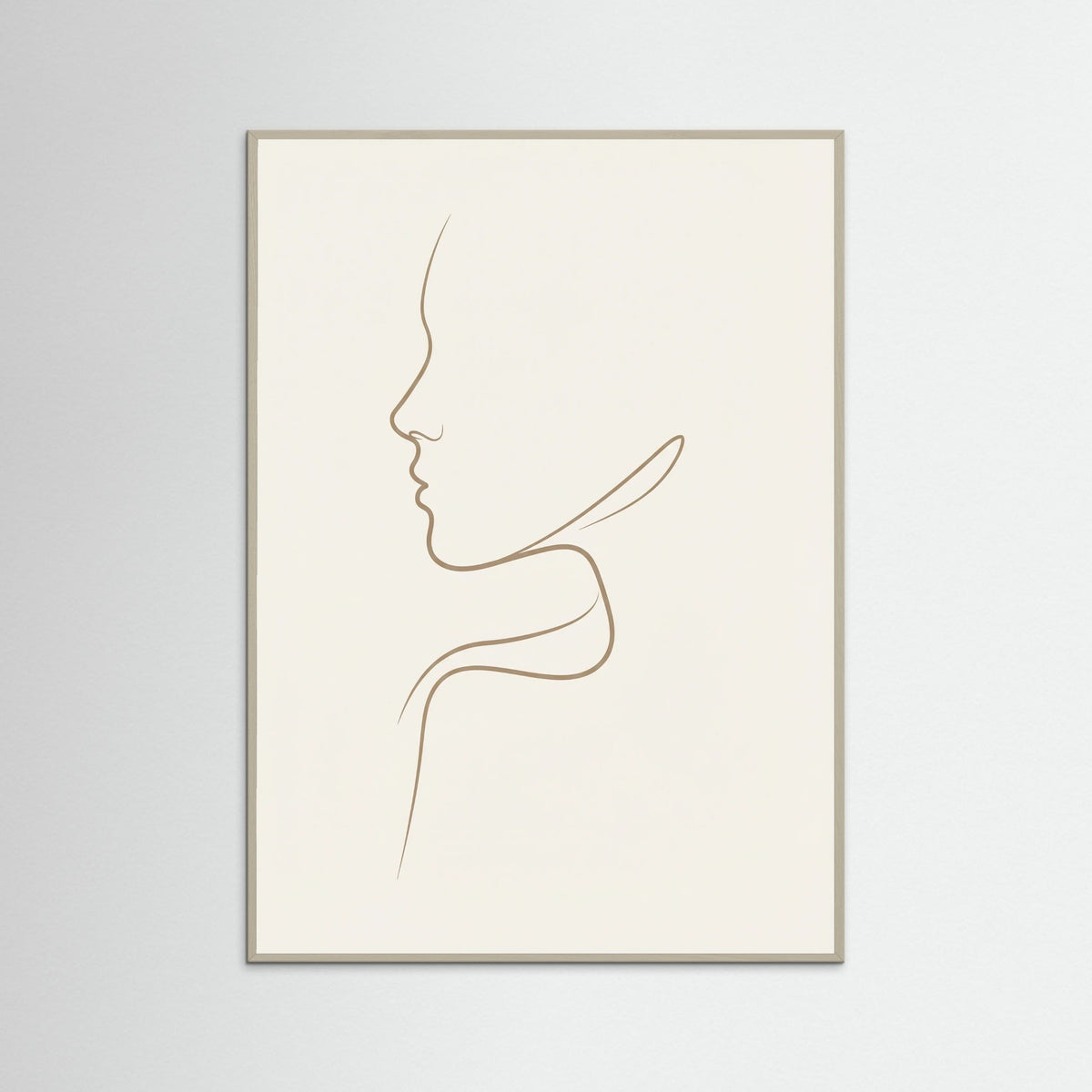 Grey Wood Graceful Silhouette