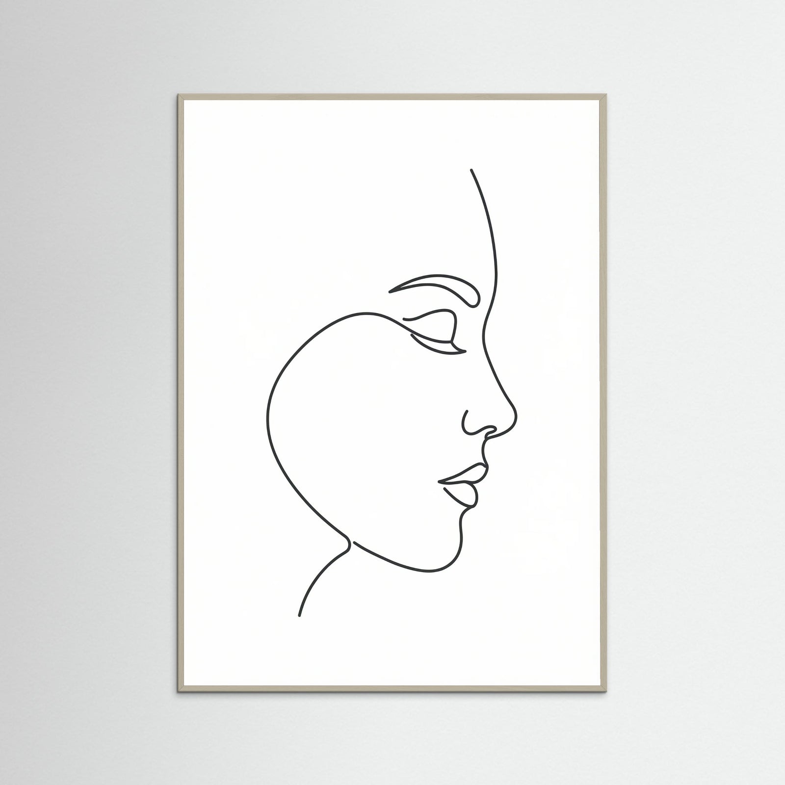 Grey Wood Graceful Silhouette