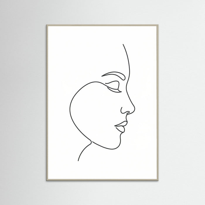 Grey Wood Graceful Silhouette