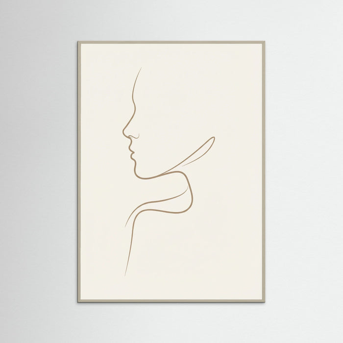 Grey Wood Graceful Silhouette