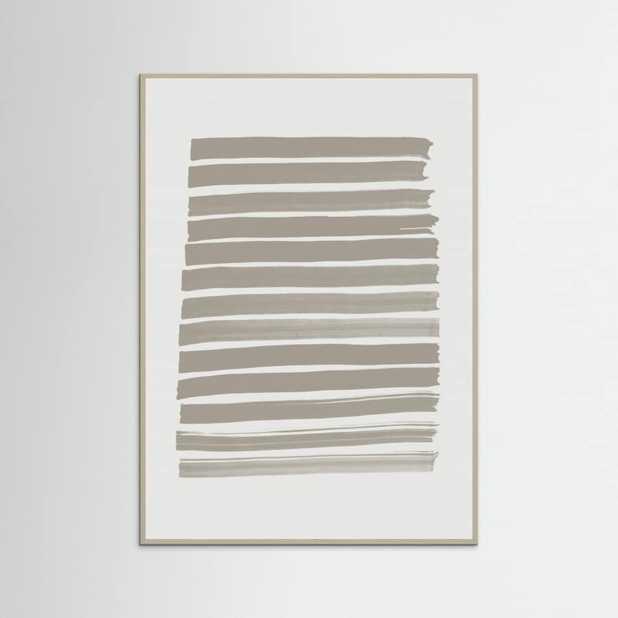 Green Strokes Poster – plakat og kunsttryk
