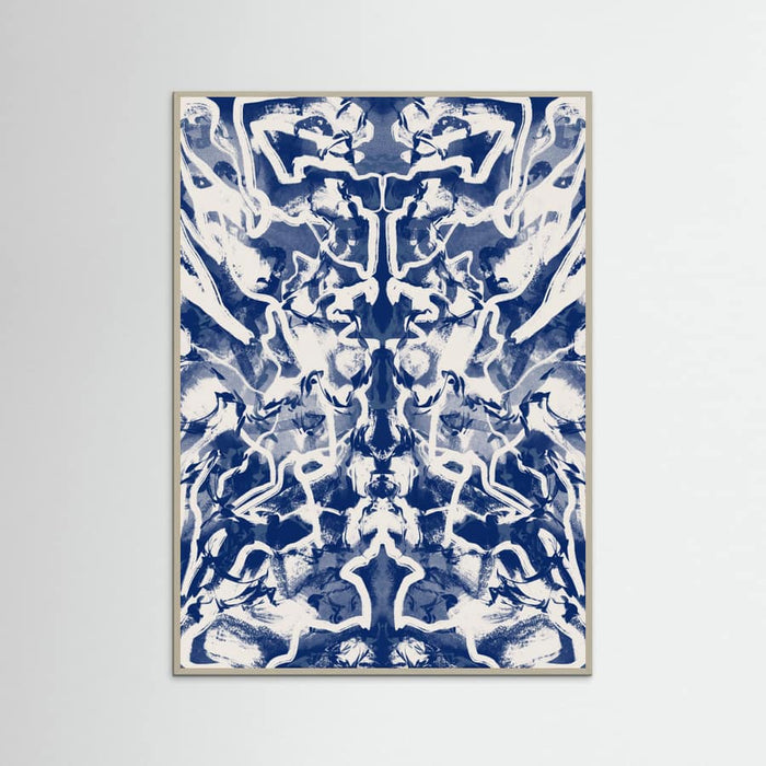 Póster Groovy Ultramarine Abstract – póster e impresión artística