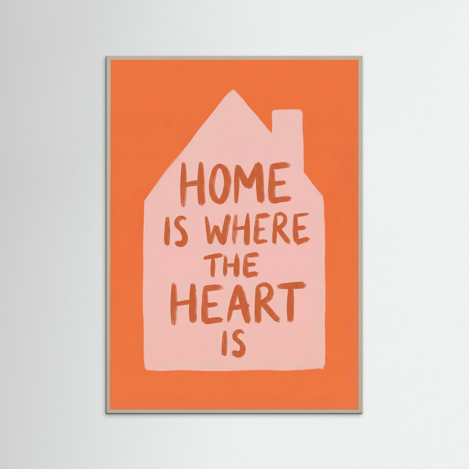 Grey Wood Happy Heart Place