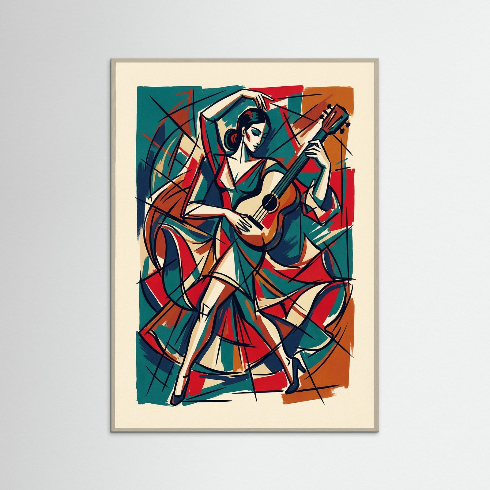 Grey Wood Harlequin Duo