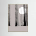 Hidden Moon N°1 | Behind the Trees Poster – plakat og kunsttryk