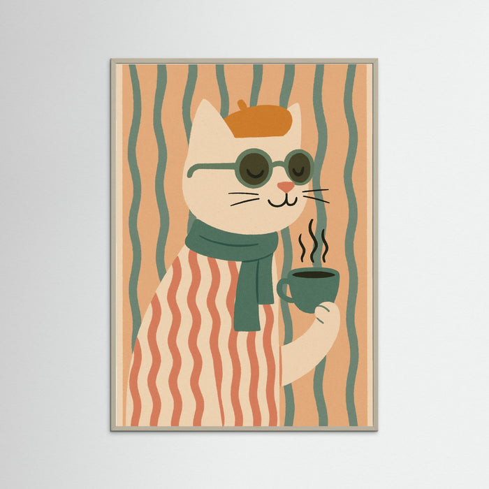 Grey Wood Hipster Hound