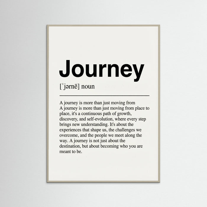 Grey Wood Home Definition Print