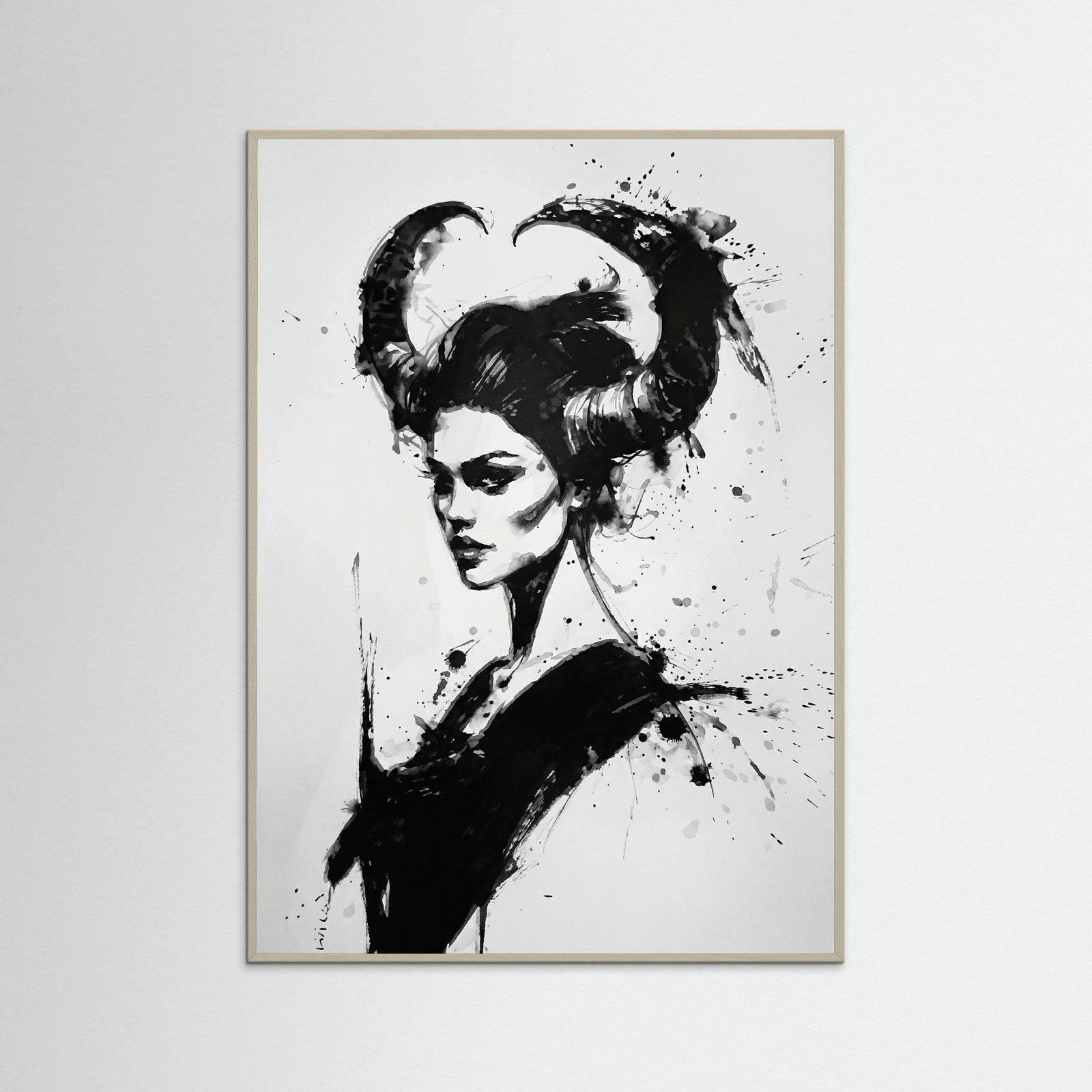 Grey Wood Horned Enigma