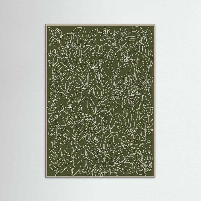 Grey Wood Human Tapestry