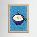 Grey Wood Iconic Ramen Poster