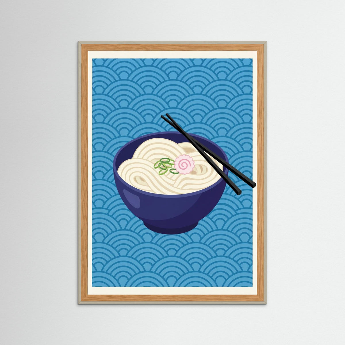 Grey Wood Iconic Ramen Poster