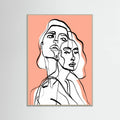 Imaginations (Peach) Poster – plakat og kunsttryk