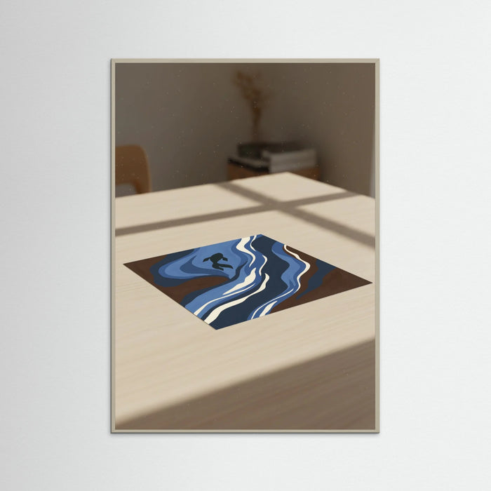 Grey Wood Indigo Bloom Brown