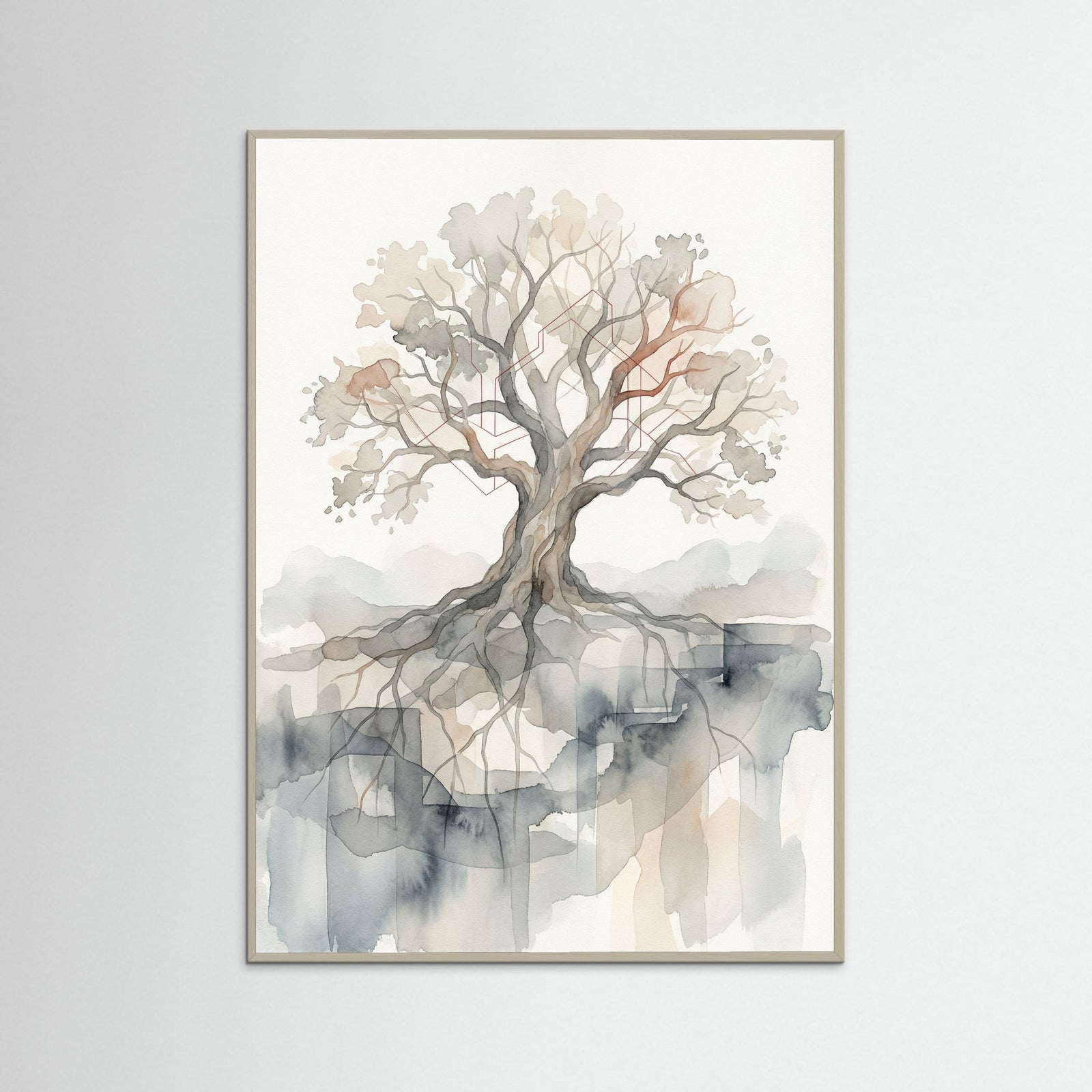 Grey Wood Inner Reflections