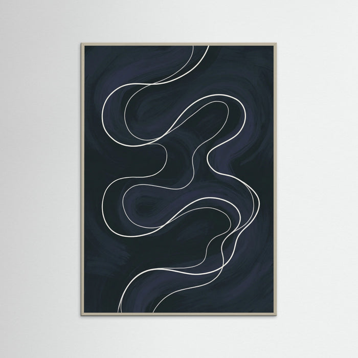 Grey Wood Intertwined Forms