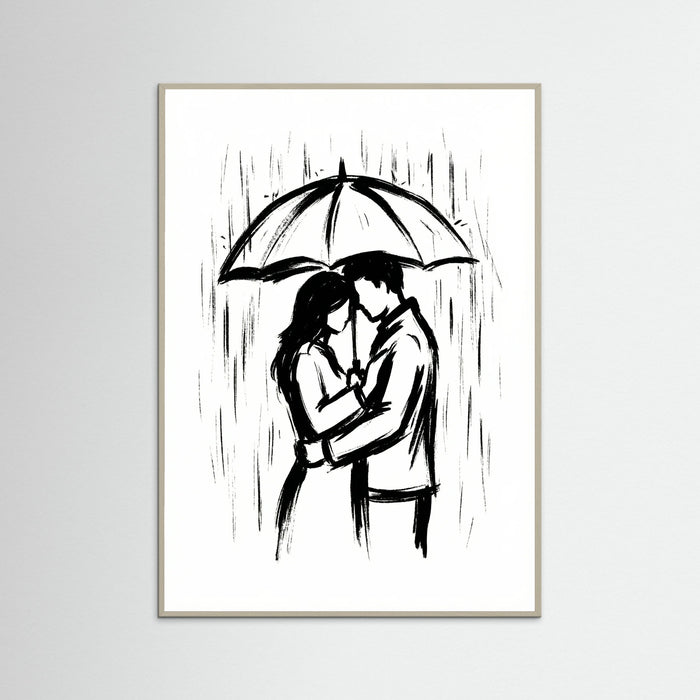 Grey Wood Intimate Embrace Black