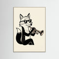 Grey Wood Jazz Cat Groove