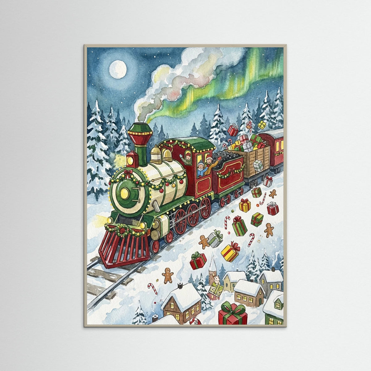 Grey Wood Joyful Gift Flight