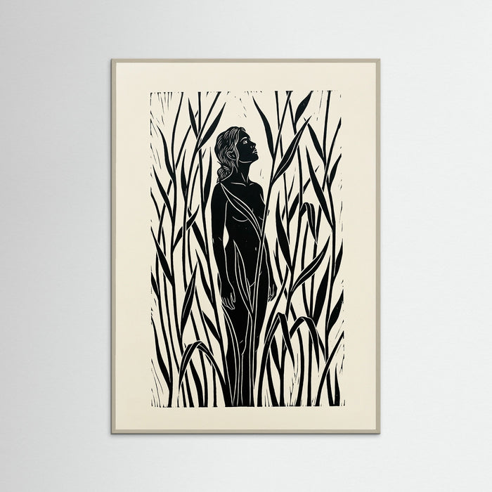 Grey Wood Jungle Embrace