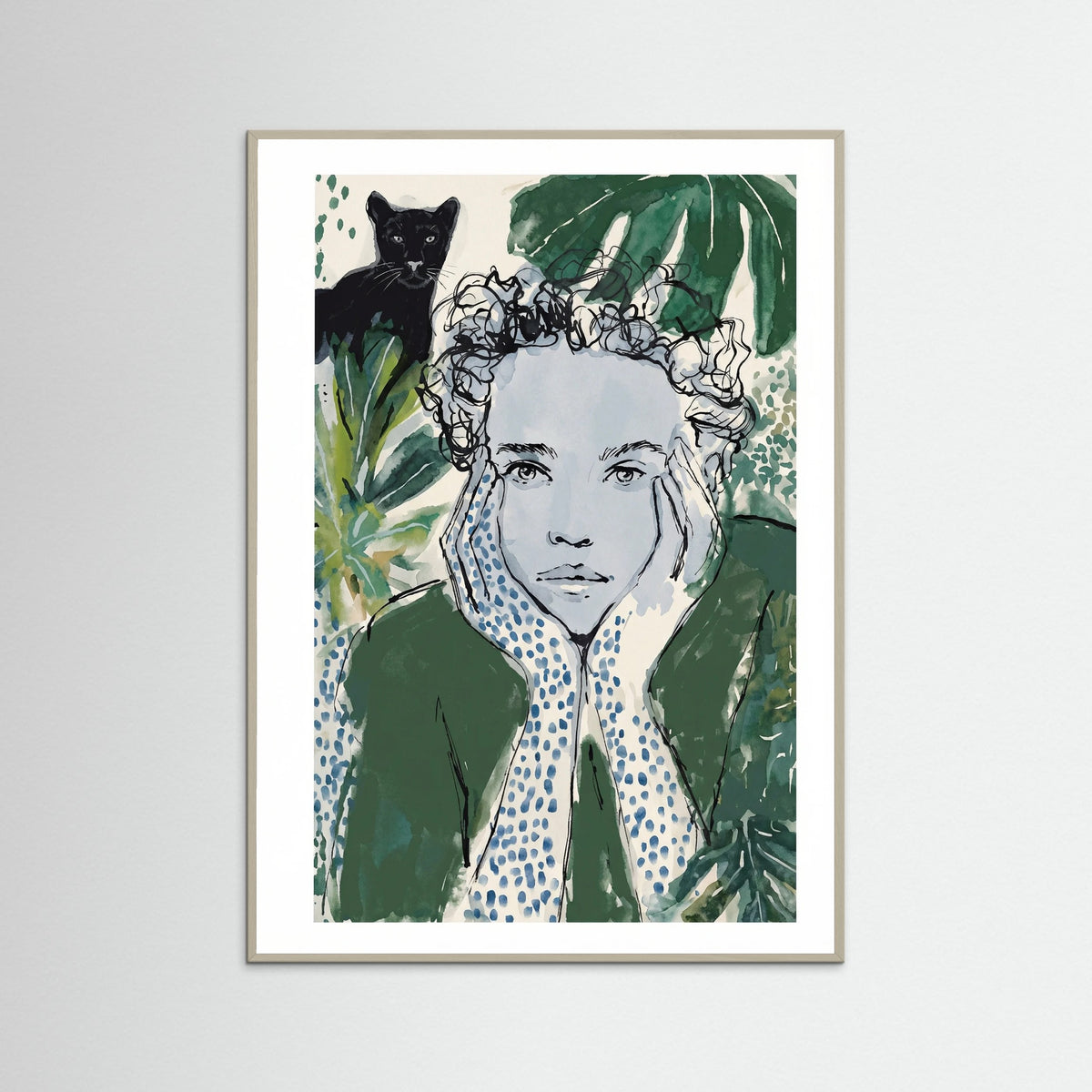 Grey Wood Jungle Gaze
