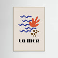 La Mer Abstract Ocean Poster No. 02 – plakat og kunsttryk
