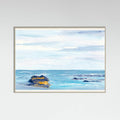 Landscape Orange Rock Beach 24x36 Poster – plakat og kunsttryk