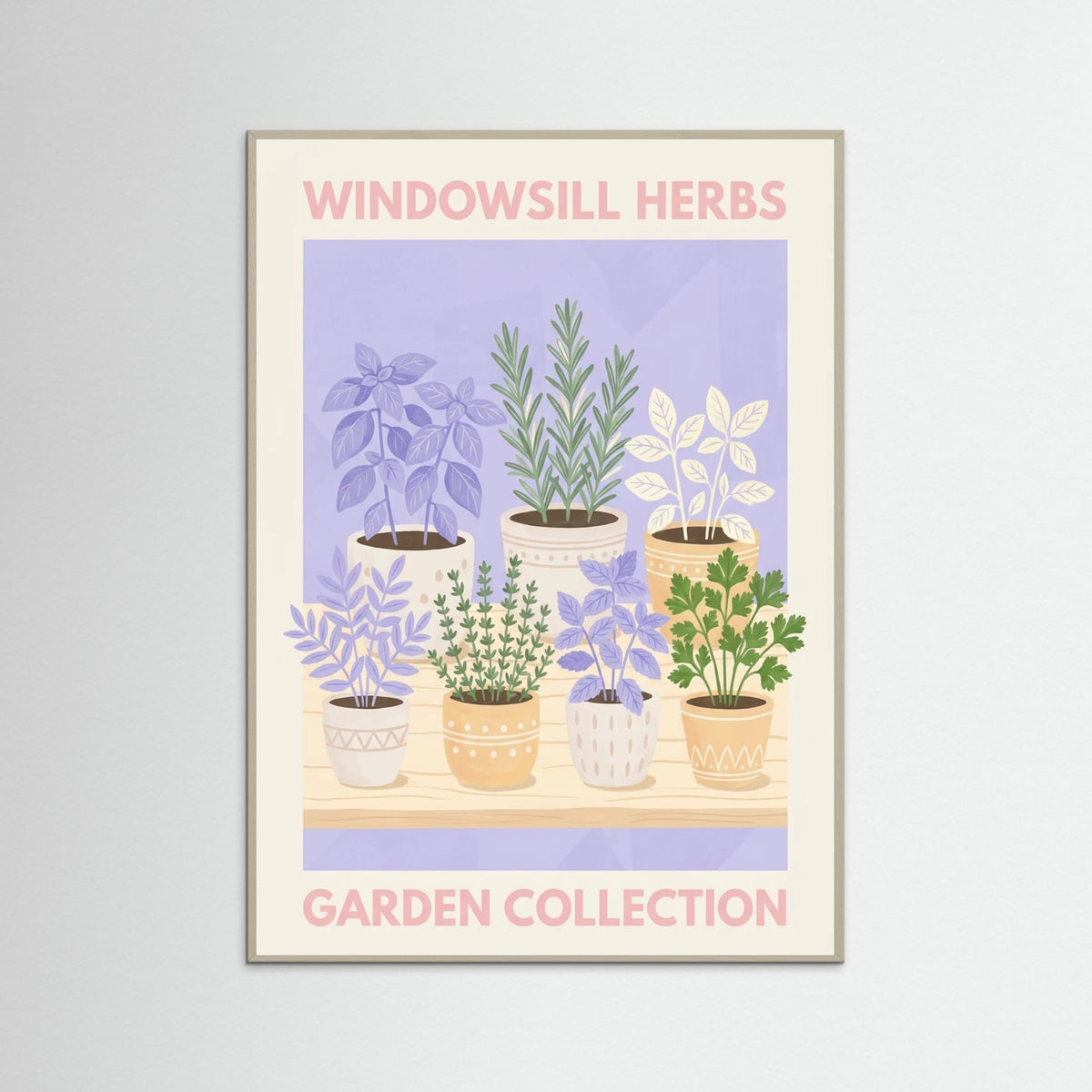 Grey Wood Lavender Blooms