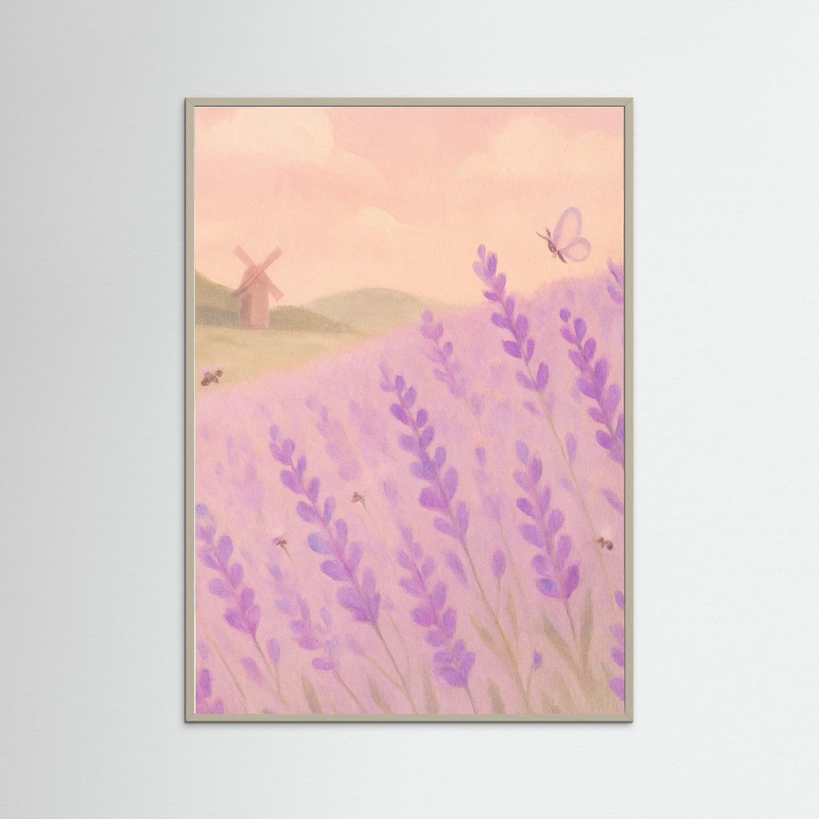 Grey Wood Lavender Dreams