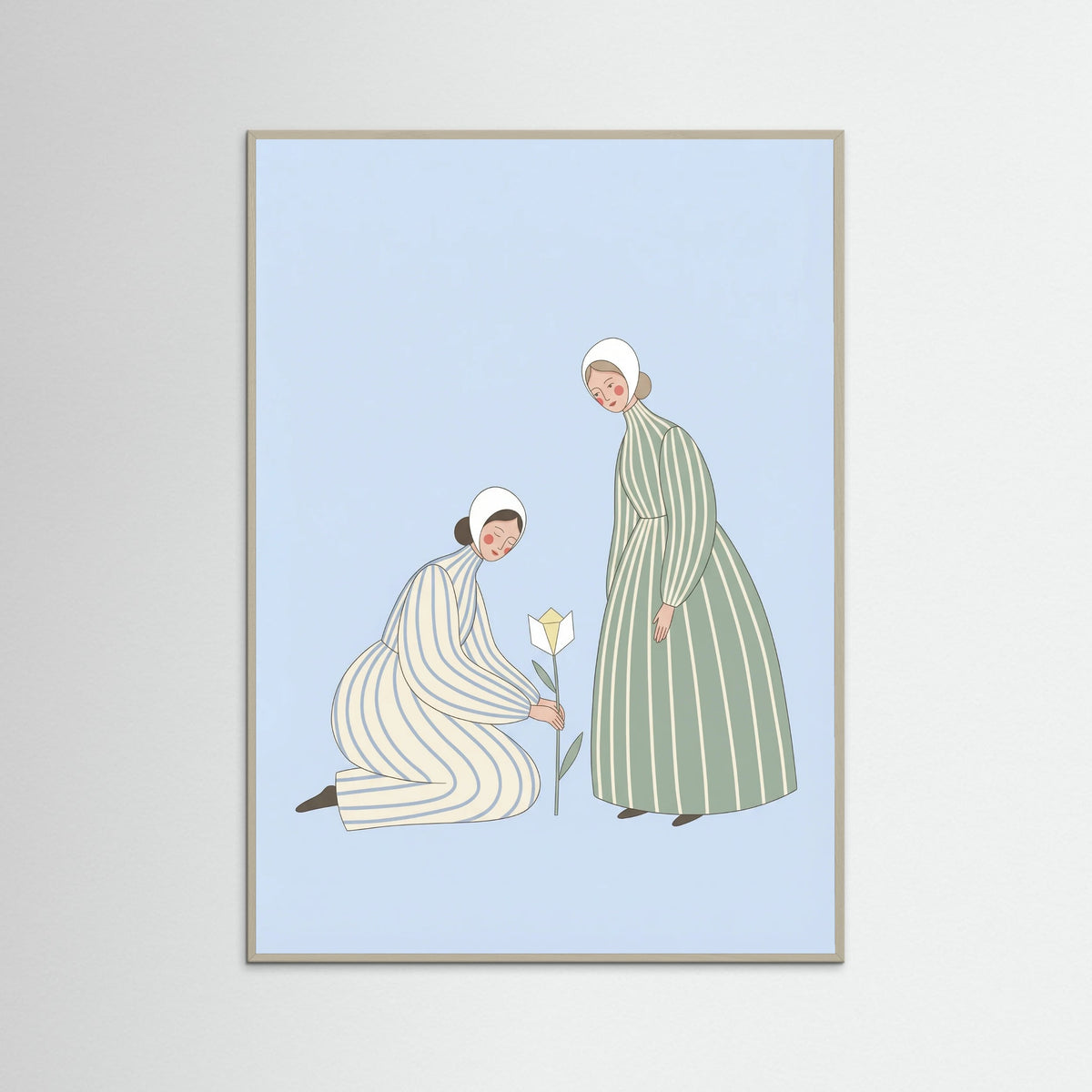 Grey Wood Lavender Garment Woman