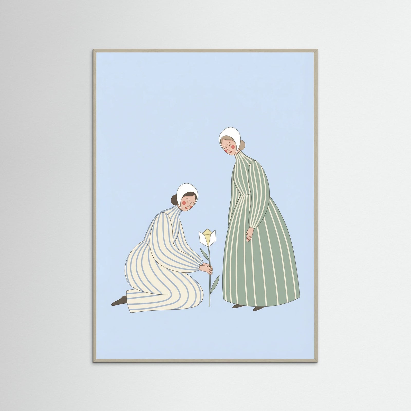 Grey Wood Lavender Garment Woman