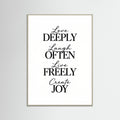 Grey Wood Lifes Simple Pleasures
