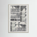 Grey Wood Linear Echoes 1 Poster