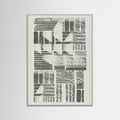 Grey Wood Linear Echoes 2 Poster