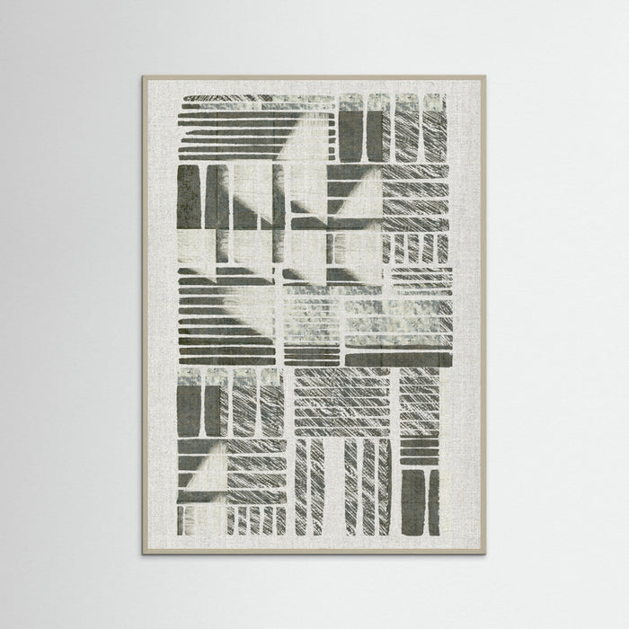 Grey Wood Linear Echoes 2 Poster