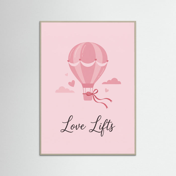 Grey Wood Love Ace Card