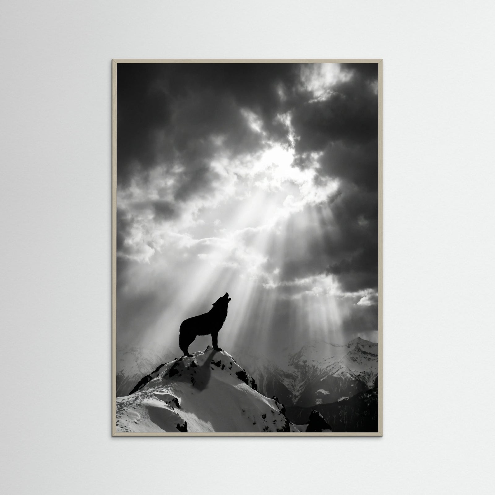 Grey Wood Luminous Ascent