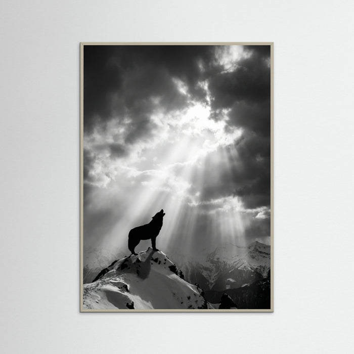 Grey Wood Luminous Ascent