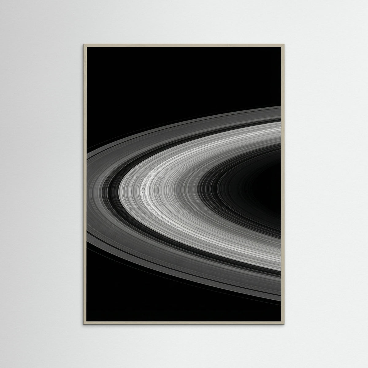 Grey Wood Lunar Crescent
