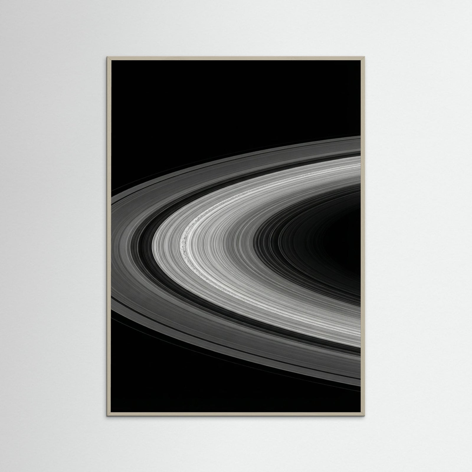 Grey Wood Lunar Crescent