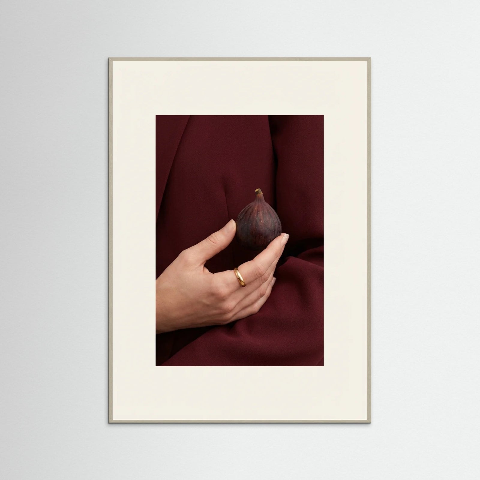 Grey Wood Maroon Indulgence