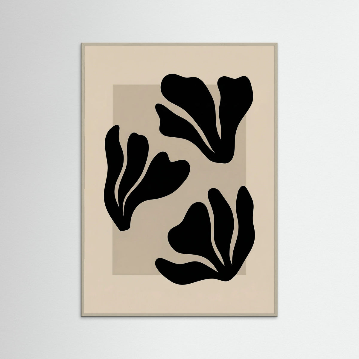 Grey Wood Matisse Botanical Forms