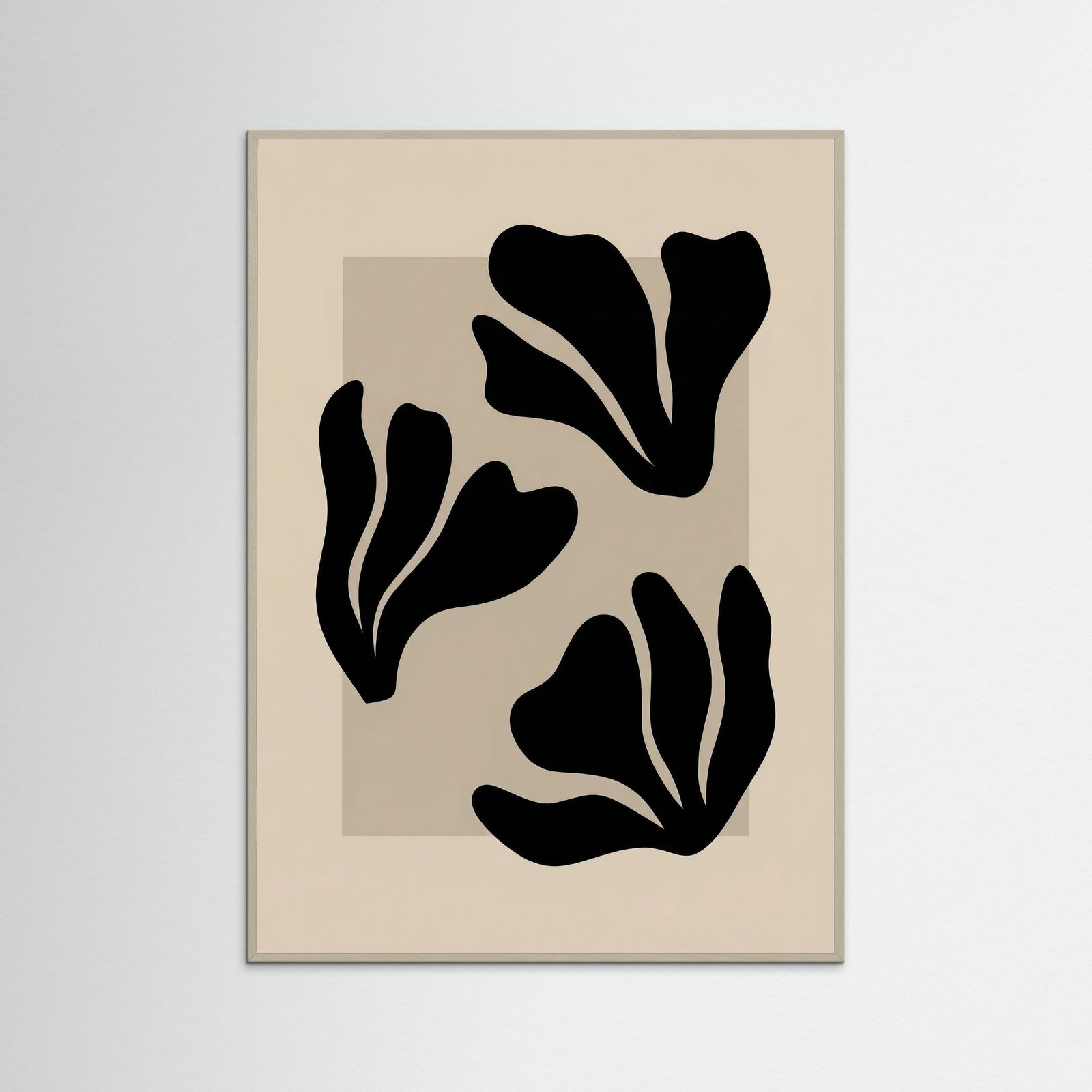 Grey Wood Matisse Botanical Forms
