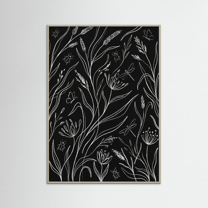 Grey Wood Midnight Garden