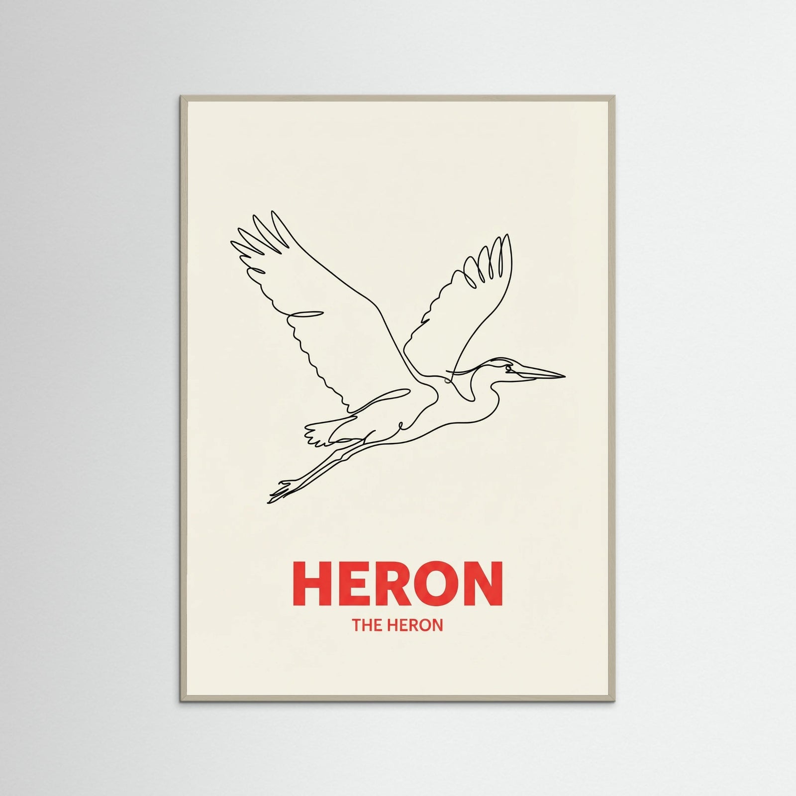 Grey Wood Minimalist Desert Line