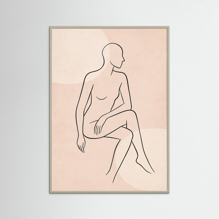 Grey Wood Minimalist Muse