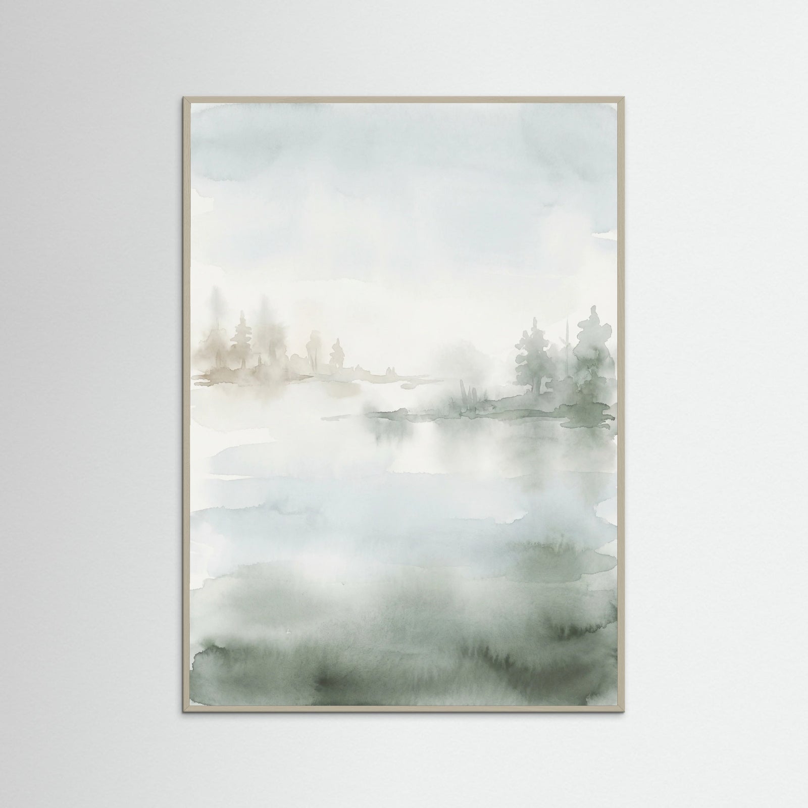 Grey Wood Misty Pine Green